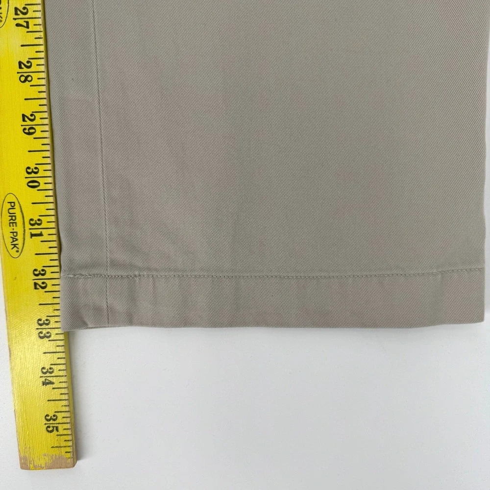 Polo Ralph Lauren Chinos Mens 36x34 Khaki Tan Classic‎ Fit Straight Leg Cotton